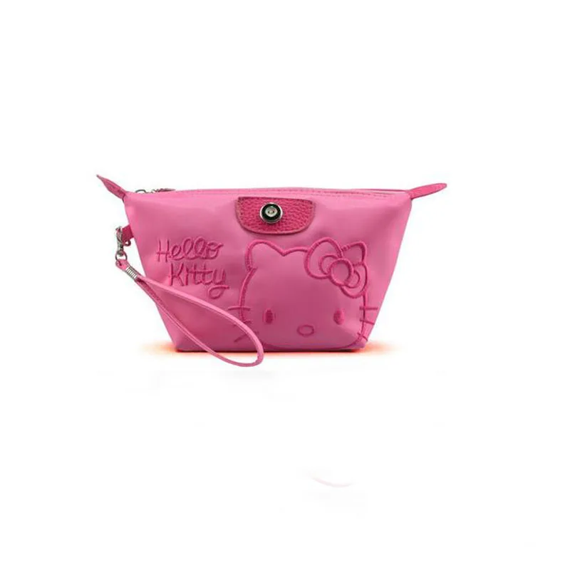 

1 Pcs Kawaii Hello Kitty Large Capacity Pencil Case Pencil Bag Women Cosmetic Pen Bag Stationery