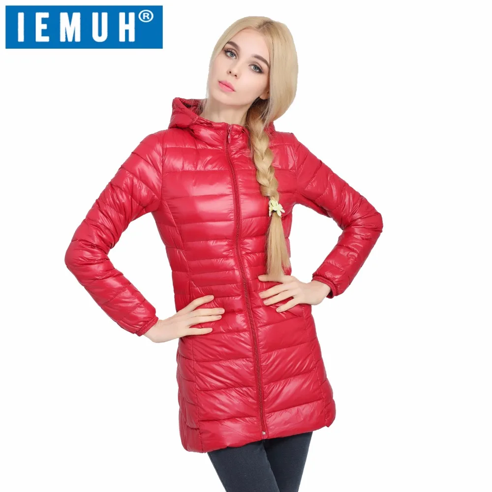 IEMUH Women Winter Plus Size 90% White Duck Down Women Jackets Down ...