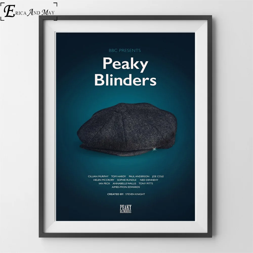 Peaky Blinders Shelby Fan художественное произведение на холсте, живопись, плакат для домашнего декора, плакаты и принты, декоративные картины без рамы