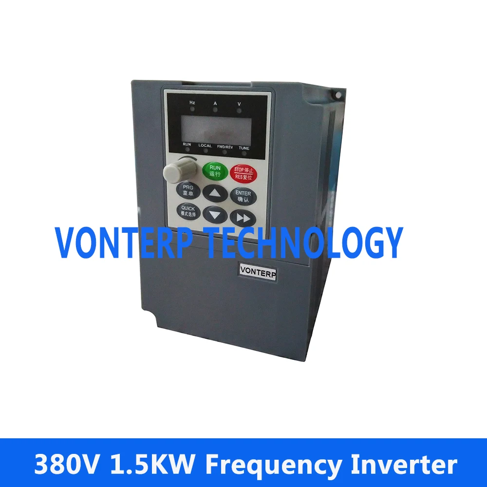 

AC 380v 1.5kw VFD / Inverter Variable Frequency Drive motor driver speed controller