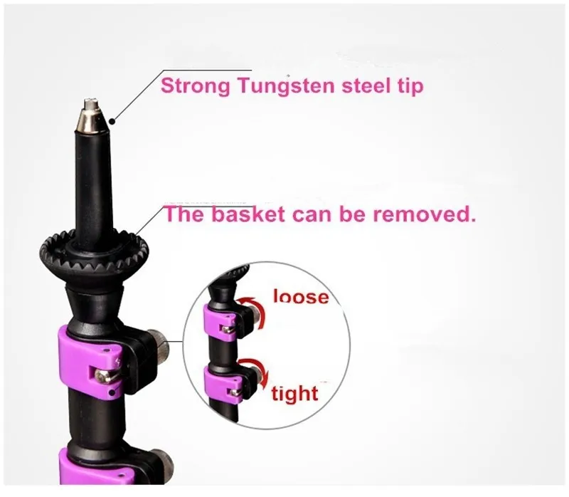 TP037 14 -New Latest technology design 100% carbon lightweight but strong durable telescopic stick trekking stick Nordic walking sticks