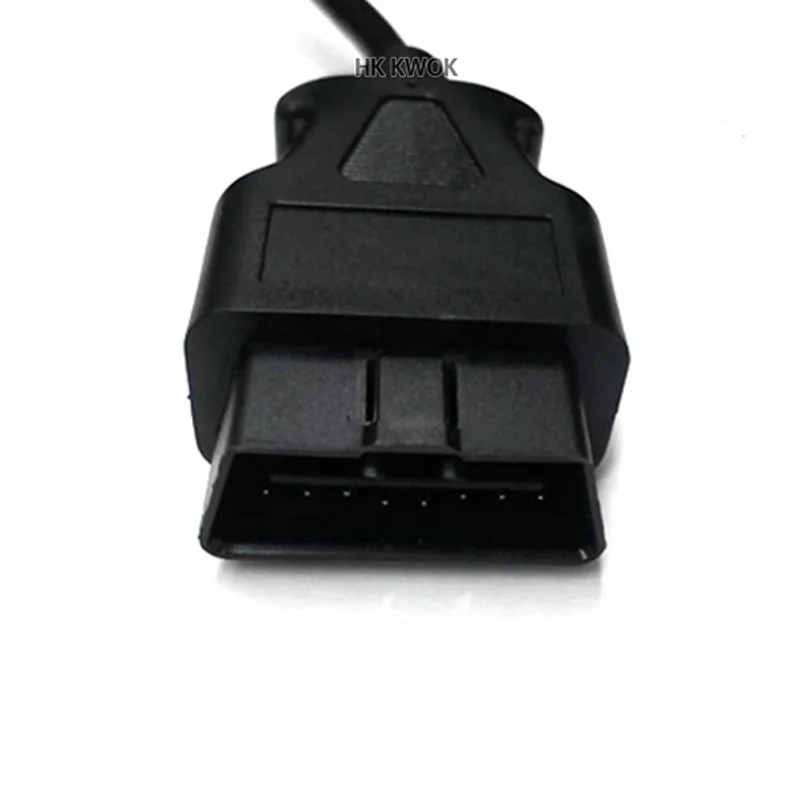 Прямая головка 16 Pin OBD 1 до 3 сплиттер кабель провода удлинители мужской тройной разъем для нескольких OBD2 оборудования