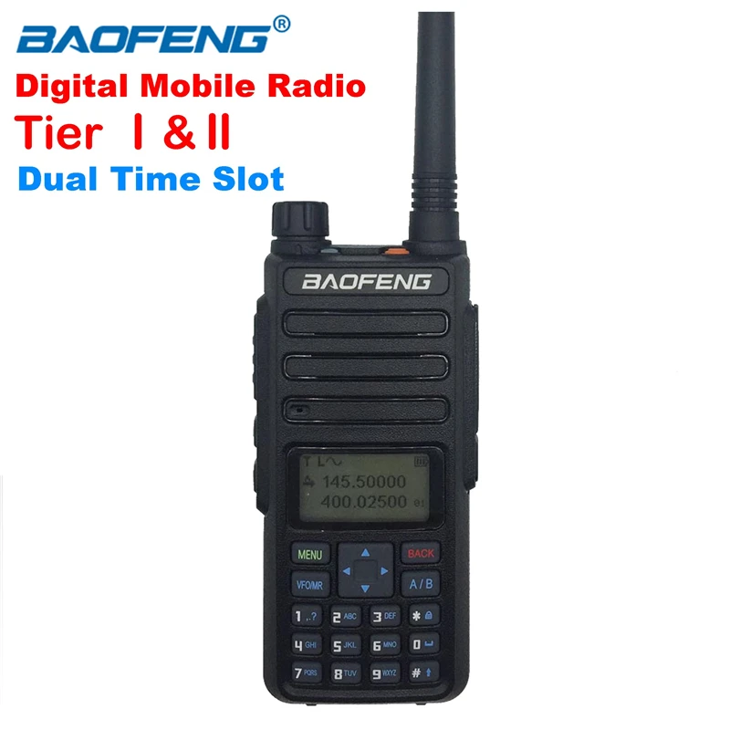 New Walkie DMR Dual-Band Two-Way-Radio DM-1801 Portable Baofeng Digital UHF Tier No Slot lnKA1o9G