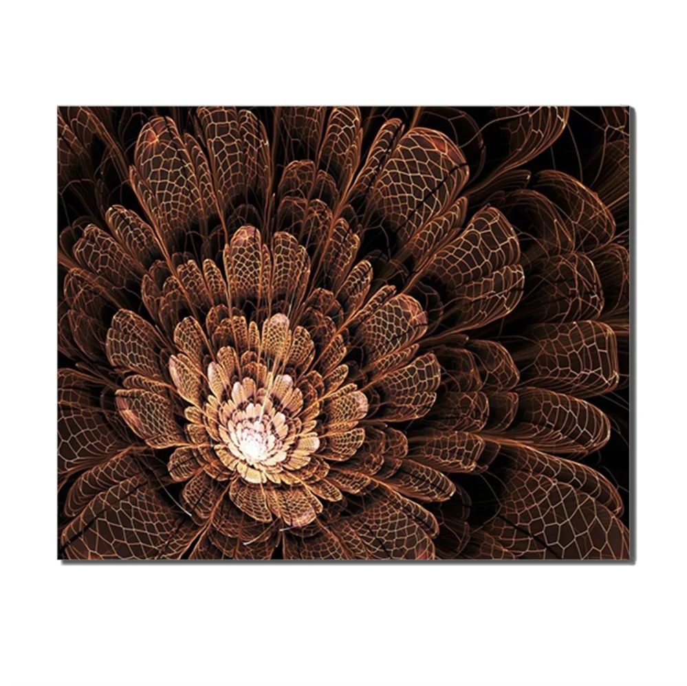 

Frameless Oil Painting Flowers Abstract Canvas Painting Posters Artwork Pictures Printed for Living Room Bathroom Home