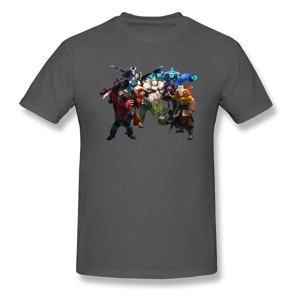 Comics Dota 2 Heroes Tops Shirt for Men Cute Summer O-Neck All Cotton Short Sleeve T Shirts Crazy Tees Drop Shipping Dota 2 Heroes carbon