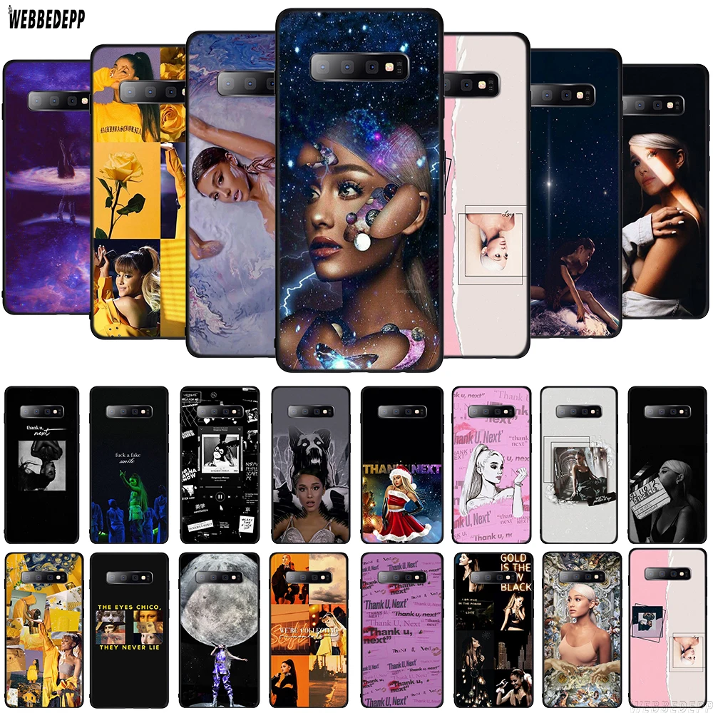 WEBBEDEPP Ариана Гранде чехол из ТПУ для Samsung Galaxy A10 A30 A40 A50 A70 A6 A8 A9 J6 2018 Note 8 9 мягкий