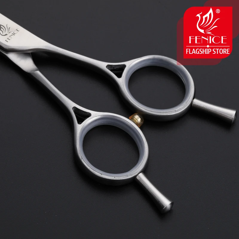 Fenice Stainless Steel 6.75 inch Professional Curved Shears Dogs Grooming Scissors Pets Hair Cuttings Shears