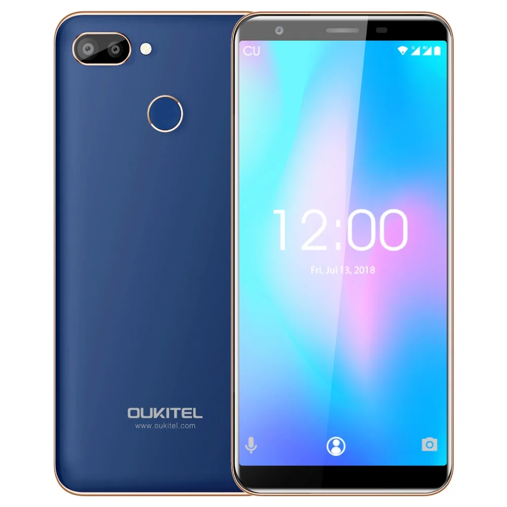 OUKITEL C11 Pro 5,5 дюймов 18:9 дисплей Android 8,1 мобильный телефон четырехъядерный 3G ram 16G rom 4G LTE 3400mAh 8.0MP смартфон