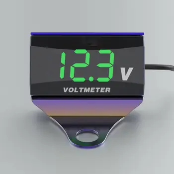 

8V-150V LED Digital Display Voltmeter Car Motorcycle Voltage Volt Gauge Panel Meter With Bracket