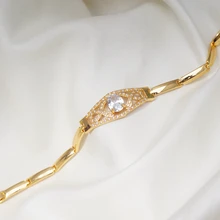 Стразы в стиле хип-хоп, золотые, медные, модные браслеты для женщин, цепочка, браслет, ювелирное изделие, подарок, Прямая поставка