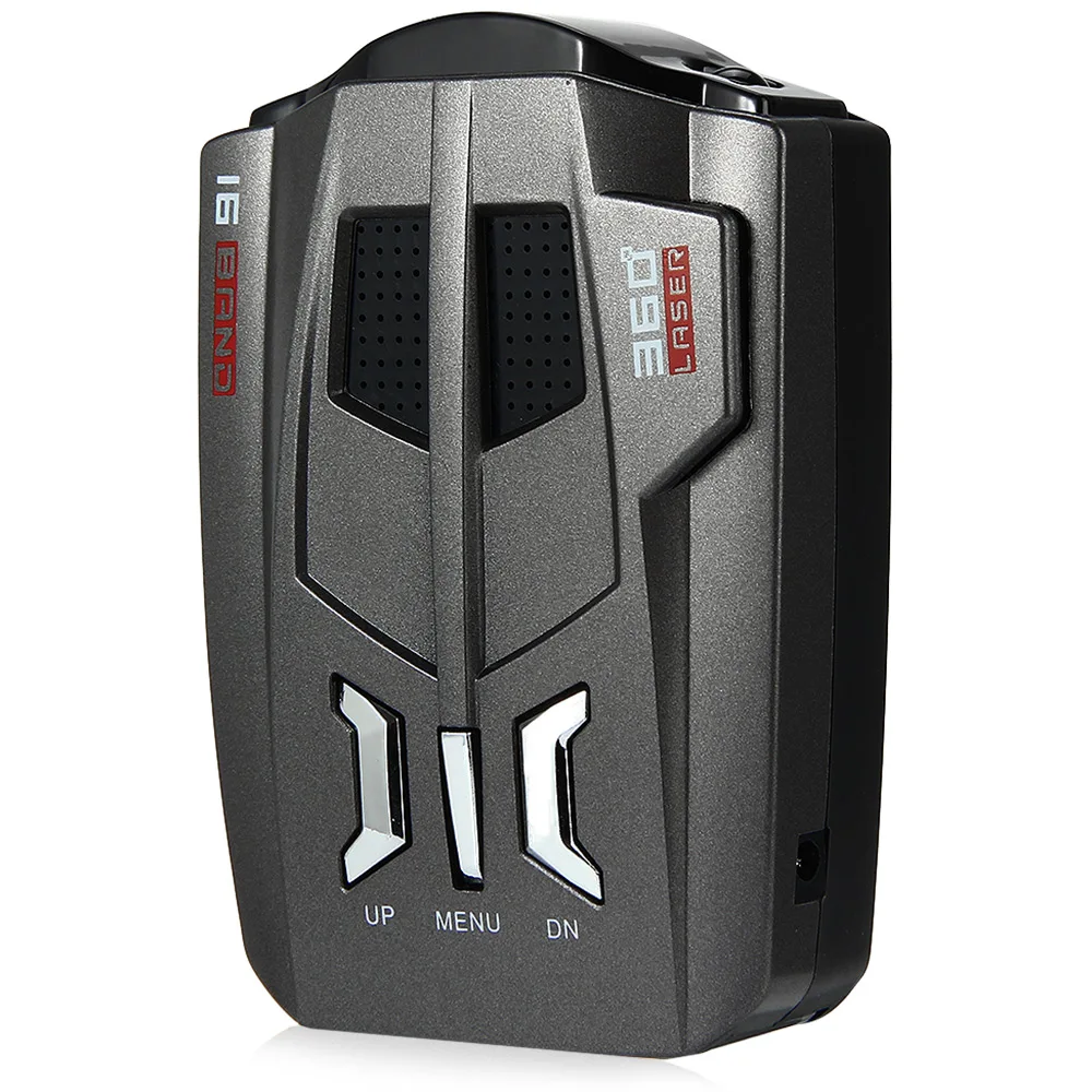 

Car Radar Detector LED Voice Alert Warning 16 Band Auto 360 Degrees Trucker Vechile Speed Control Detector English Russian