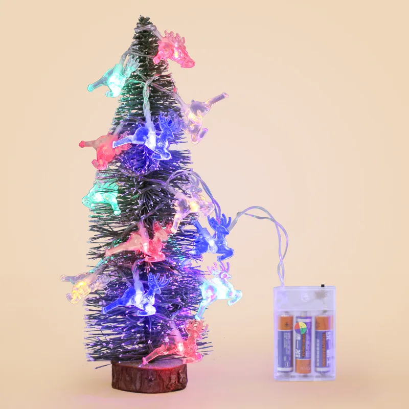 

Christmas LED battery models deer lanterns often bright carnival table decoration reindeer lights string