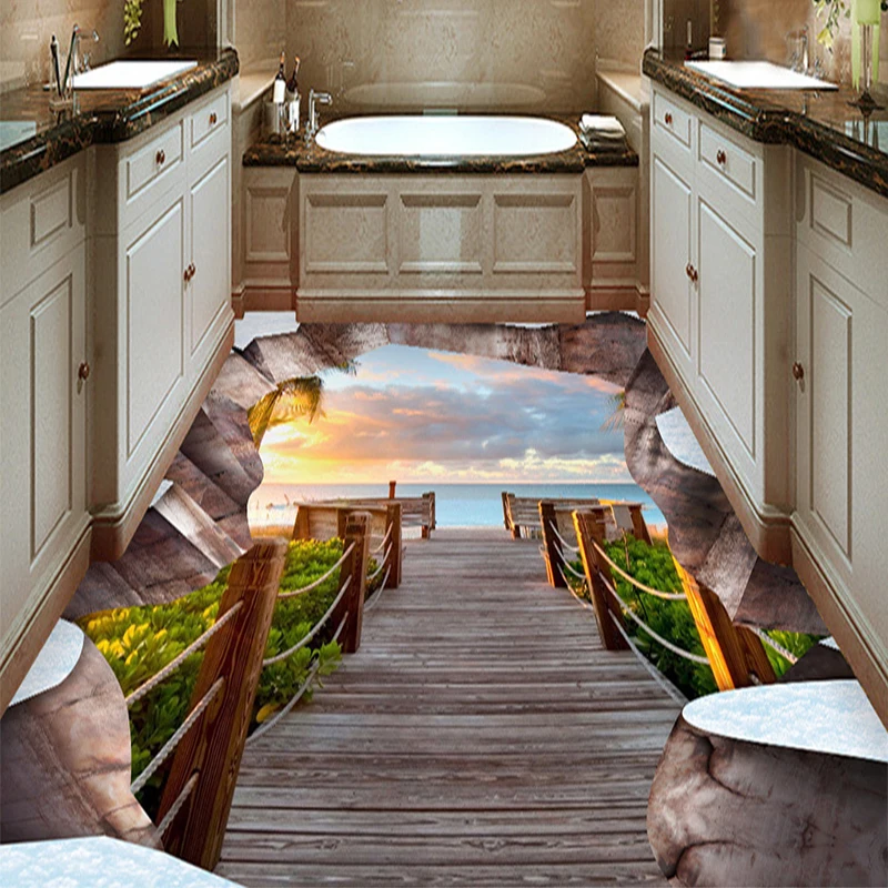 custom 3d crack channel landscape living room bathroom custom 3d crack channel landscape living room bathroom