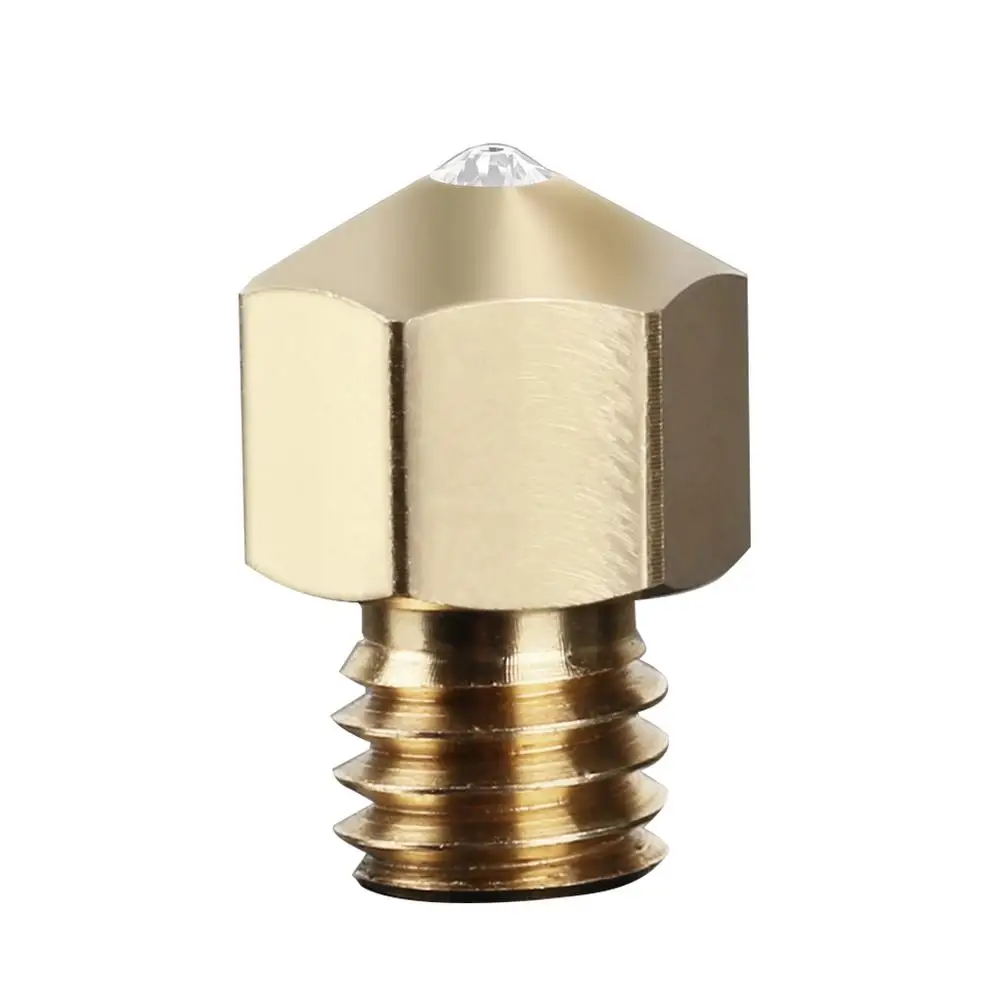 3D Printer 0 4mm Nozzles Wear Resistant Extruder Head for MK8 3D Printer compatible with PETG 5