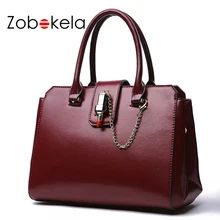 ZOBOKELA Handbags Women Genuine Leather Bags Luxury Designer Women Messenger Bags Leather Ladies Shoulder Bag Handbag