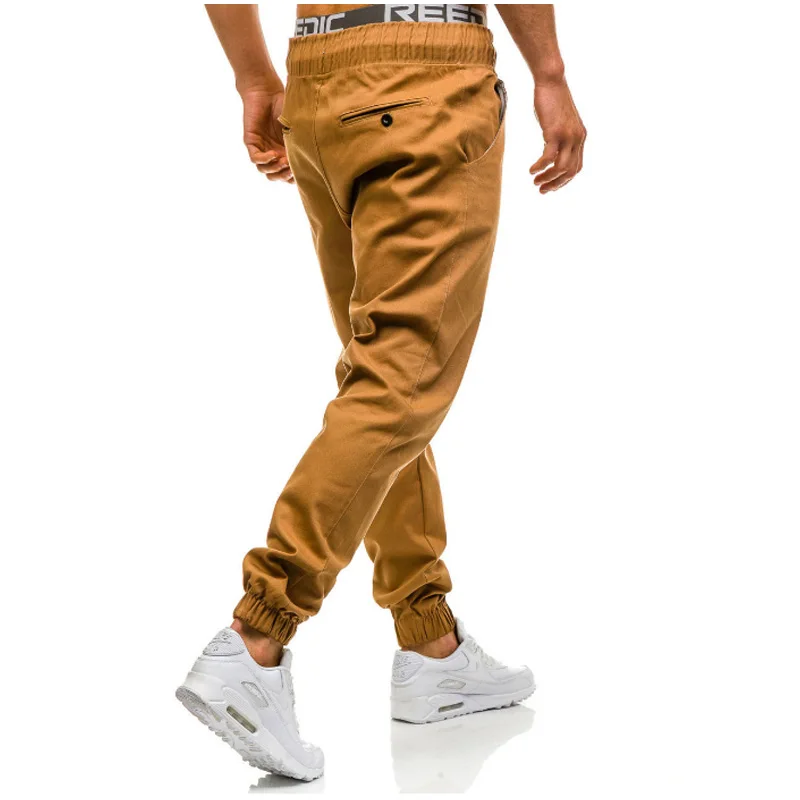 Brand Men Pants Hip Hop Harem Joggers Pants 2019 Male Trousers Mens Joggers Solid Pants Sweatpants Large Size M-XXXL