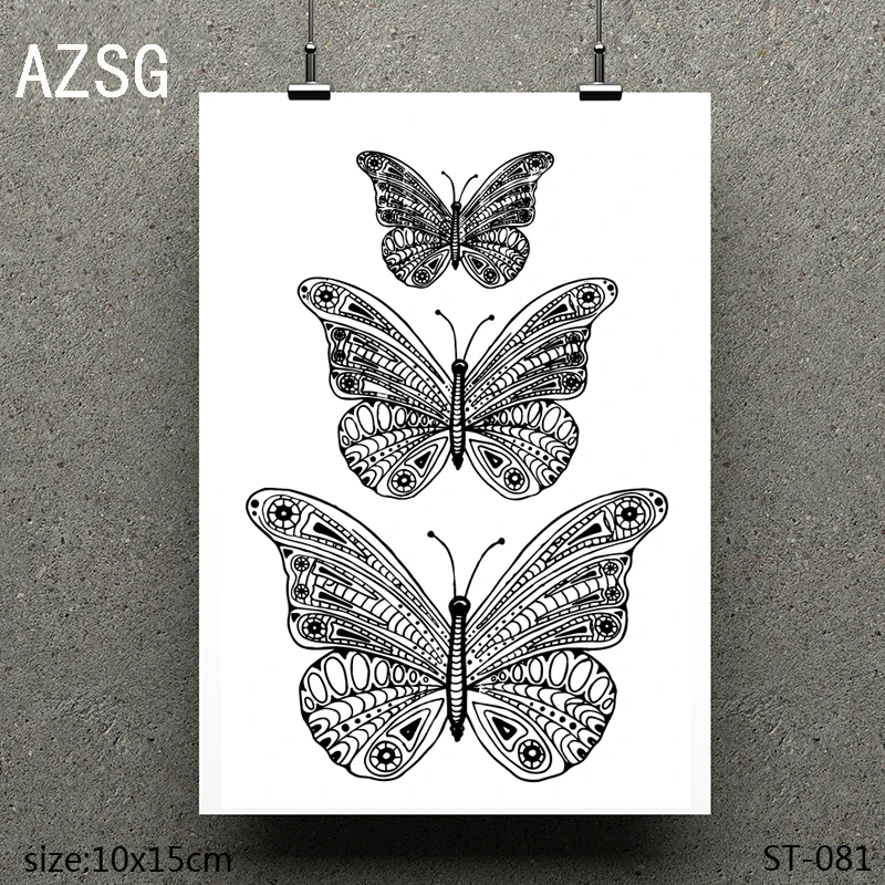 

AZSG Flower butterfly Clear Stamps/seal for DIY Scrapbooking/Card Making/Photo Album Decoration Supplies
