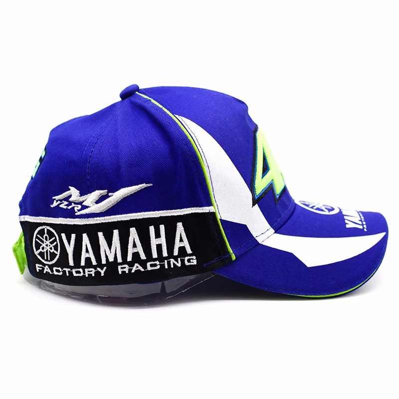 2017 High Quality MOTO GP 46 Motorcycle 3D Embroidered F1 Racing Cap Men Women Snapback Caps Rossi VR46 Baseball Cap YAMAHA Hats