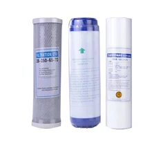 3 Levels PP Cotton Filter+10'' Water Purifier Filter UDF Granular Activated Carbon Filter+CTO Compressed Carbon Reverse Osmosis