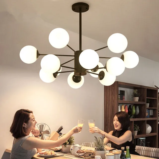 

Modern LED Ceiling Chandelier Lighting Living Room Bedroom Chandeliers Creative Home Lighting Fixtures AC110V/220V Free Shipping