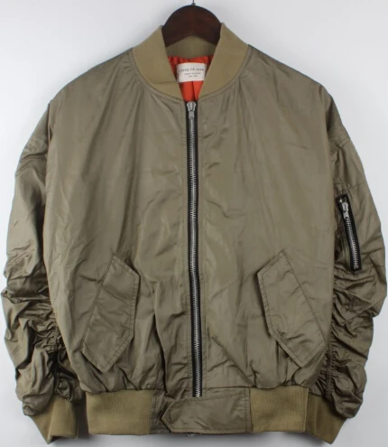 FEAR OF GOD MA1 Flight Bomber Jacket Men FOG Oversize Drop Shoulder Baseball Jackets High Street 