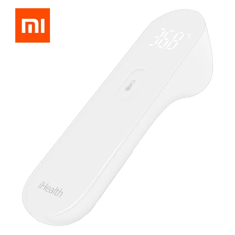 Xiaomi Mijia Ihealth термометр Точный Цифровой жар инфракрасный медицинский термометр Бесконтактное измерение светодиодный показан - Цвет: White