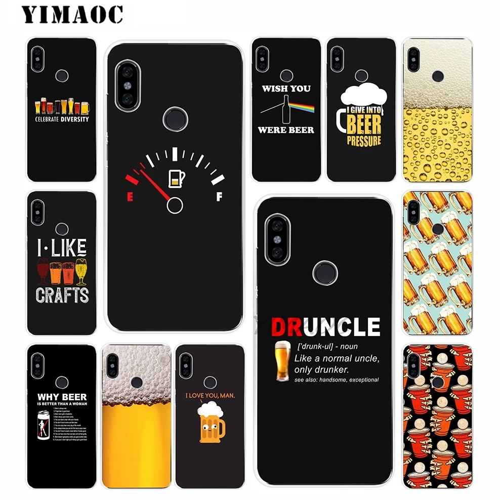 YIMAOC Wish Beer Мягкий силиконовый чехол для Xiaomi Redmi 6 6A 5A 5 S2 Puls Note 8 7 4X4 4A Pro Go |