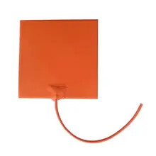 12V 120W 200*200 мм силиконовой резины с подогревом с клейкой лентой 3M и 100 к термистор