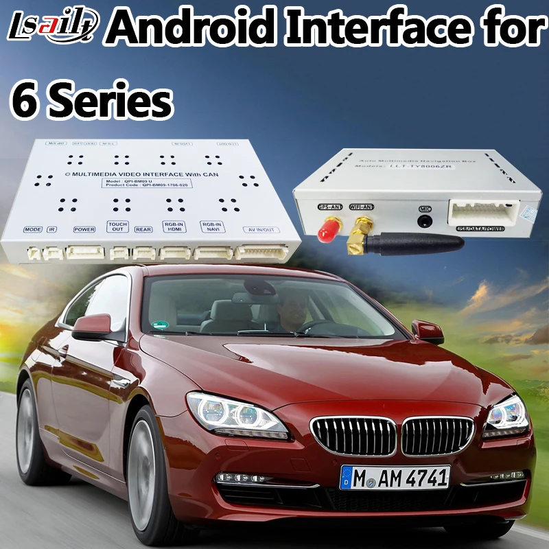 

4-Core Android 6.0 Navigation + Korea Interface for BMW 6 Series with CIC System support Miracast ,APPs ,WIFI , Rear Camera