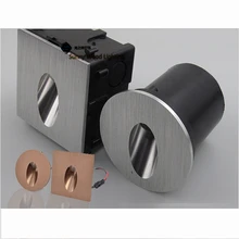 1 светодио дный Вт/3 Вт 85-265Vac водостойкий светодиодный лестничный свет, ночник для 86 коробок светодио дный, алюминиевый светодиодный фонарь для коридора, лестницы, прохода, ванной комнаты