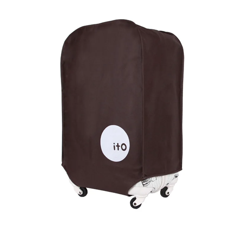 Твердый чехол для чемодана, Дорожный чемодан, защитный чехол, аксессуары для путешествий, чехол для чемодана 20 ''-28'', пылезащитный чехол - Цвет: Coffee