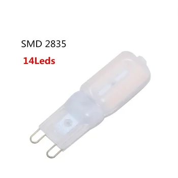 

Mini 14 LED Corn Light 5W SMD2835 G9 LED Bulb High Quality Chandelier Light Replace Halogen Lamp