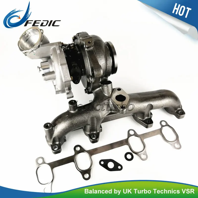 

Turbocharger GT1646V 765261 756867 Turbine full turbo for Audi Seat Skoda VW 2.0 TDI 103Kw BMP BMM 2003 2006
