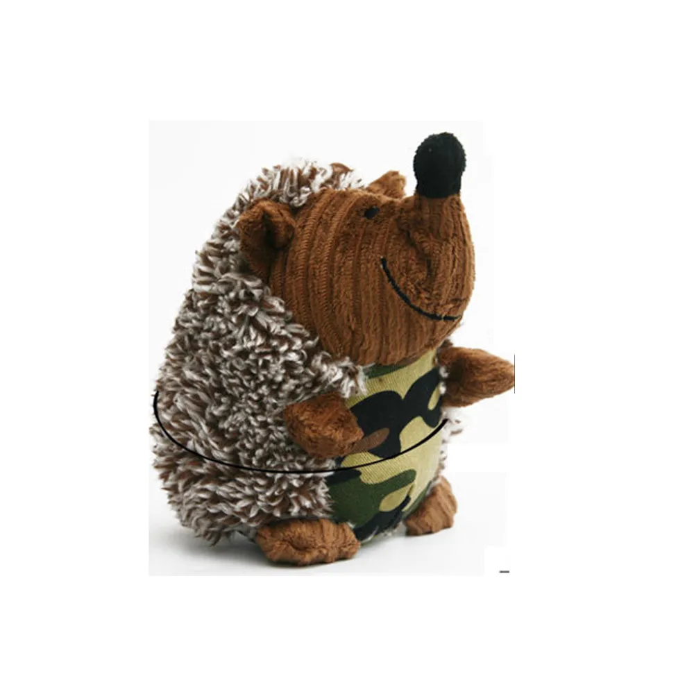 

15cm Puupet Hedgehog Toys Plush Toy Squeaky Hedgehog Squeaker Sound Cat Puppy Action & Toy Figures