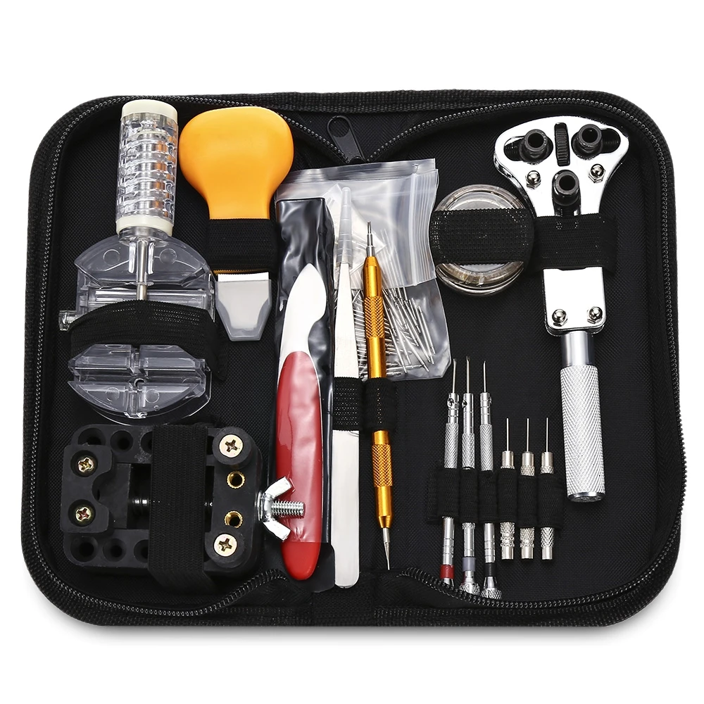 

New Multitools Professional 144 PCS Watch Repair Tool Kit Watch Remove Set Tornavida Seti With Screwdriver Case Wrench Tweezers