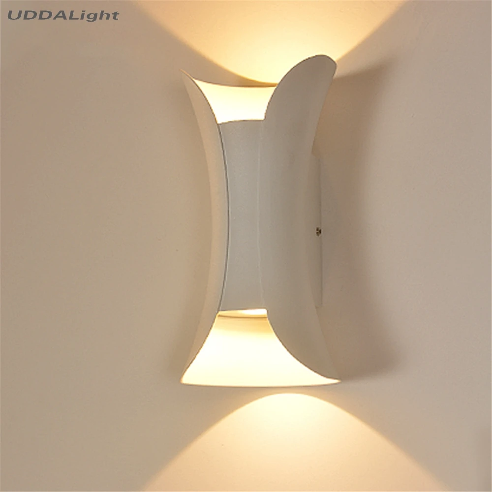 

quality ip65 COB LED outdoor wall light garden porch balcony lighting buitenverlichting black gold white