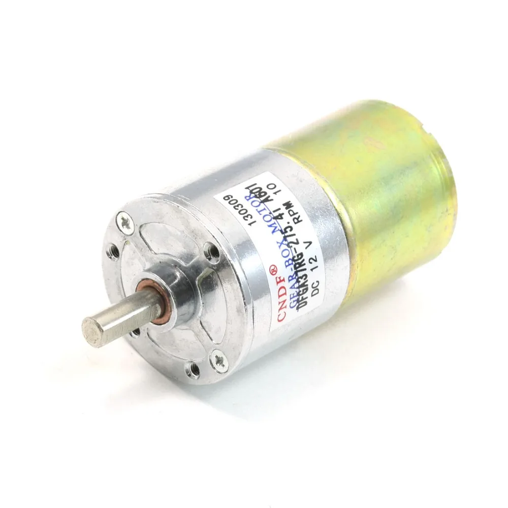 

Uxcell Newest 1 Pcs Rotating Speed Round Drive Shaft DC 12V 10RPM Gear Box Motor