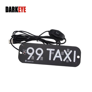 

1 PCS model 99pop+Taxi Led Car Windscreen Cab indicator Lamp Sign LED Windshield Taxi Light Lamp CJ