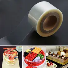 1 рулон 200 м пластик DIY муссовый торт прозрачная мембрана выпечки окружающий край ленты торт инструменты