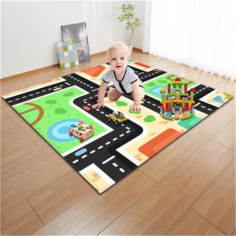 Большой размер ковер полиэстер мягкий машинный моющийся салон гостиная ковер декоративный дом спальня коврик для игр