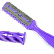 24 шт./лот супер качество расческа для волос с лезвием для парикмахерской/семьи