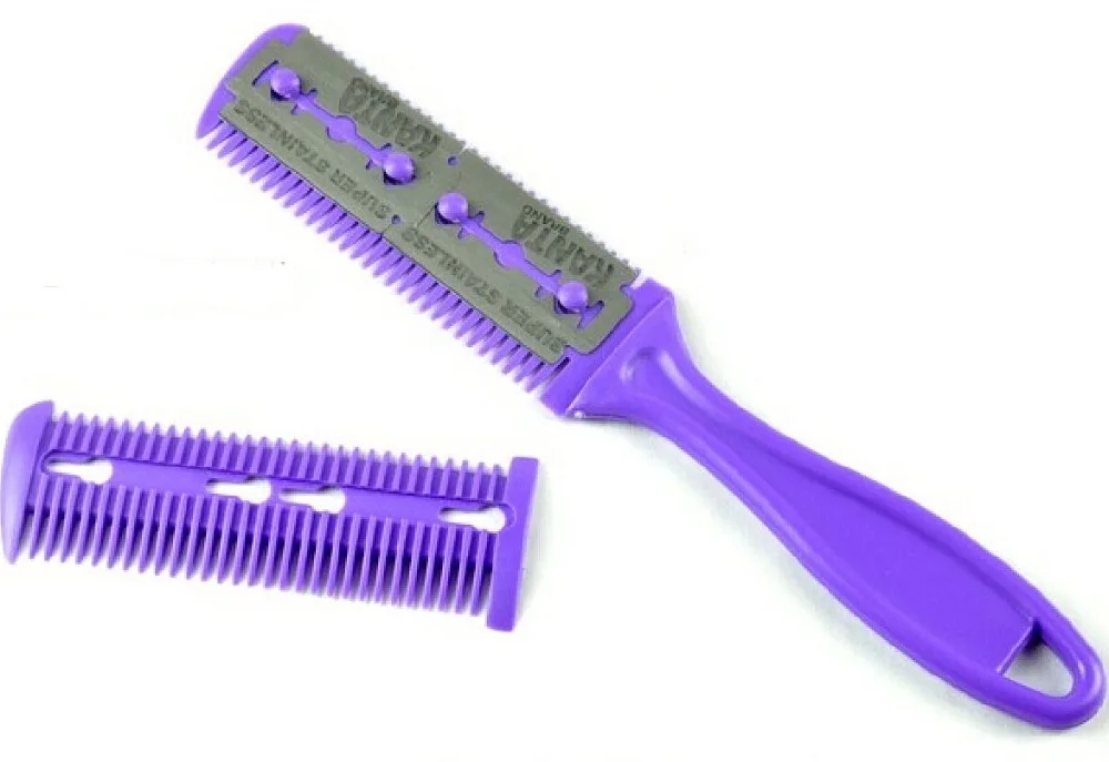 

24 piece/lot Wholesale Super quality hair razor comb for hair dressing Salon/Families