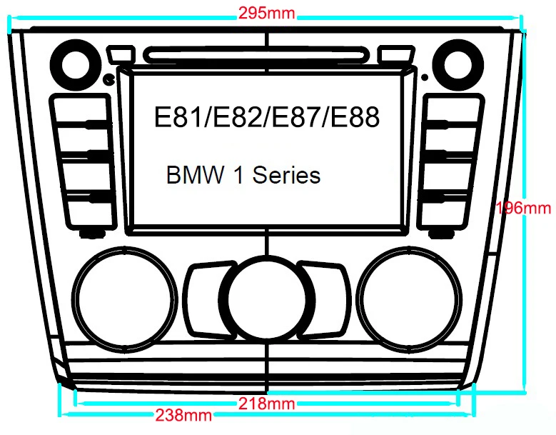 Flash Deal Android 9.0 Octa Core 4G RAM 32G ROM GPS Navigation 7 " Car DVD Player for BMW E81/E82/E87/E88 2004-11 with Radio/Bluetooth/RDS 1