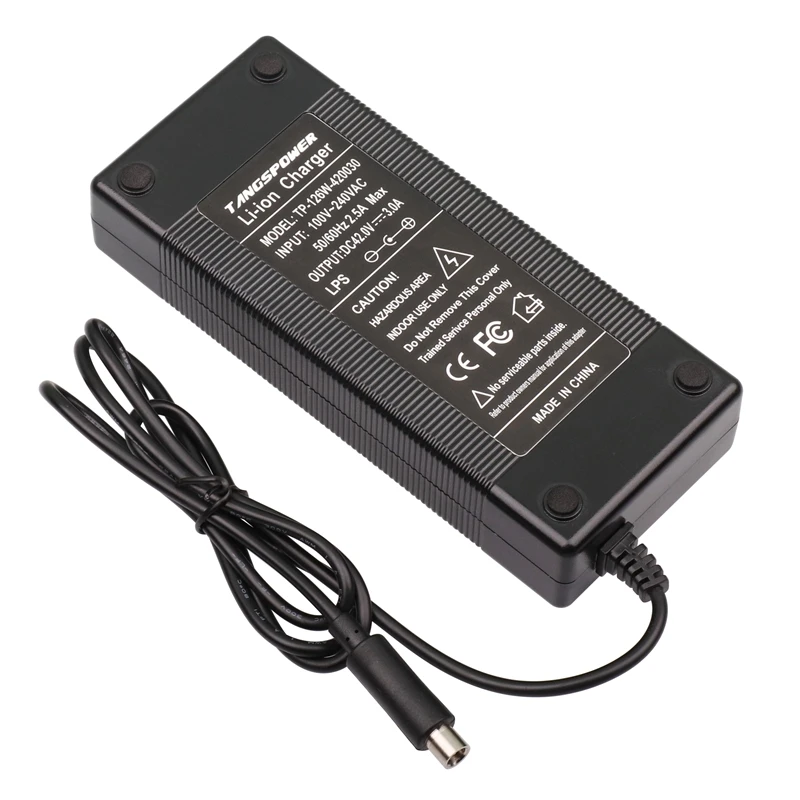 Carregador para Xiaomi Acessórios da Bicicleta Carregador de Bateria Scooter Mijia M365 Pro Ninebot Es1 Es2 Es4 Elétrico 126 Watts 42 v 3a - Image 2