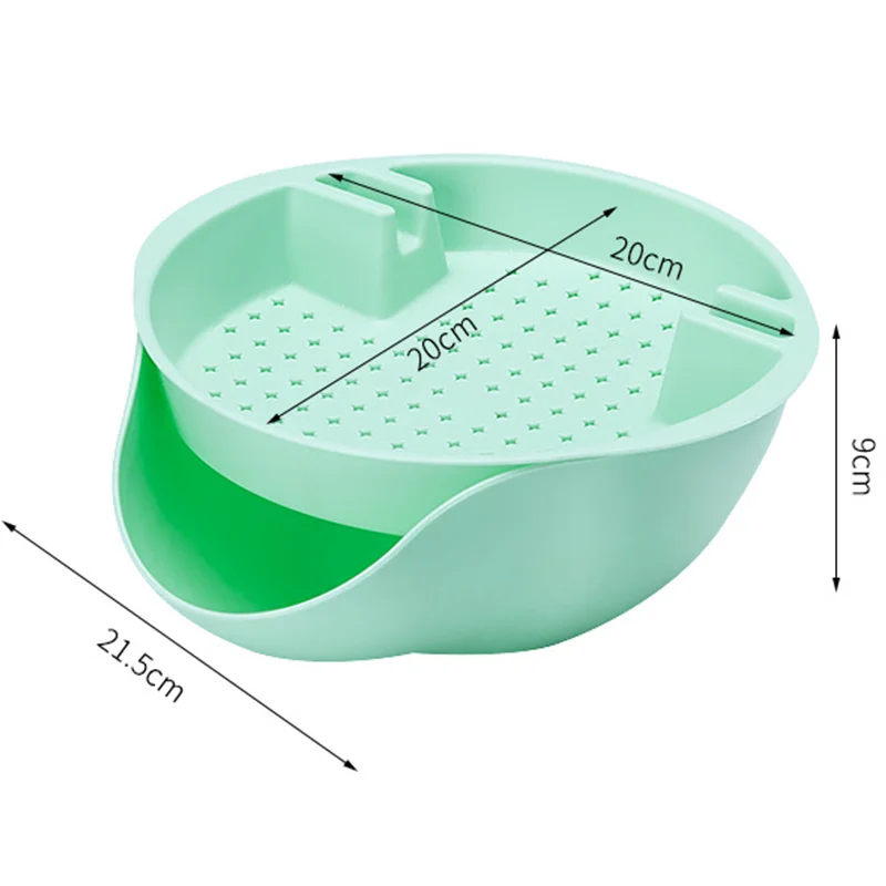 Goldbaking двухслойная Фруктовая тарелка ленивый коряж лоток гайка чаша с держателем для сотового телефона слот закуски сервировочный лоток с оболочкой для хранения