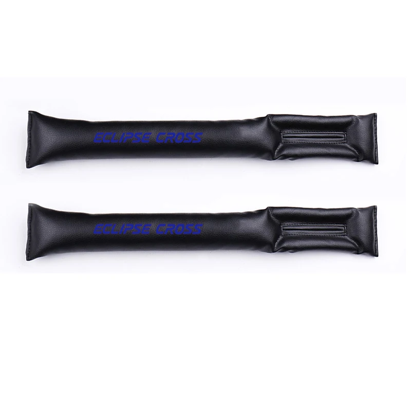 2 шт из искусственной кожи наполнители прокладка наполнитель слот Разъем автокресло зазор Pad для Mitsubishi Eclipse Cross - Название цвета: Dark blue