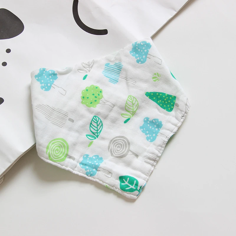 Baby Bibs Girls Boys Baby Cloth Babador Cartoon Animal Print Baby Bandana Bib Bebe Smock Burp Cloths Accessory Infant Baby Stuff
