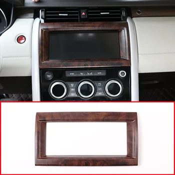 Rose Wood Grain For Land rover Discovery 5 LR5 L462 2017 2018 ABS Interior Navigation box Frame Cover Trim Rose Wood Grain For Land rover Discovery 5 LR5 L462 2017 2018 ABS Interior Navigation box Frame Cover Trim