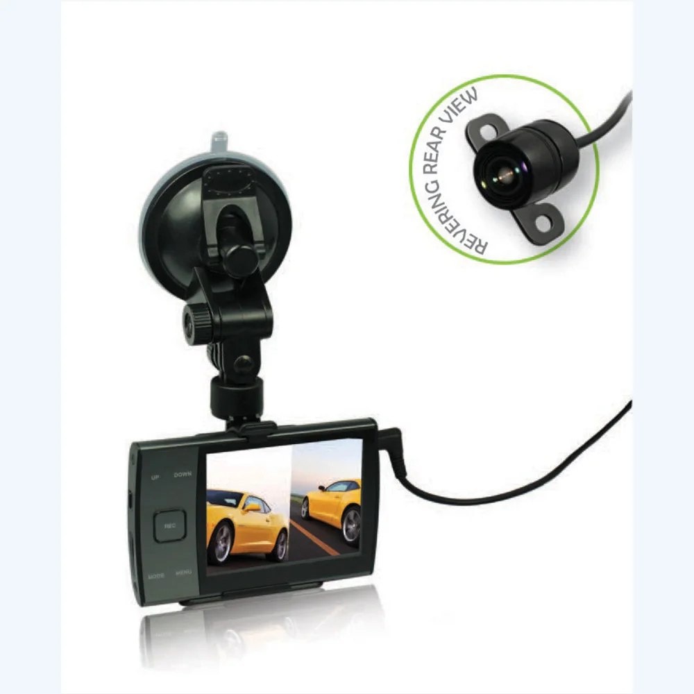 

HD720P 3.5 Inch Screen Car Dvr Camera AV-out & USB2.0 Dash Cam rear view camera With Night Vision,G-sensor Russian Language