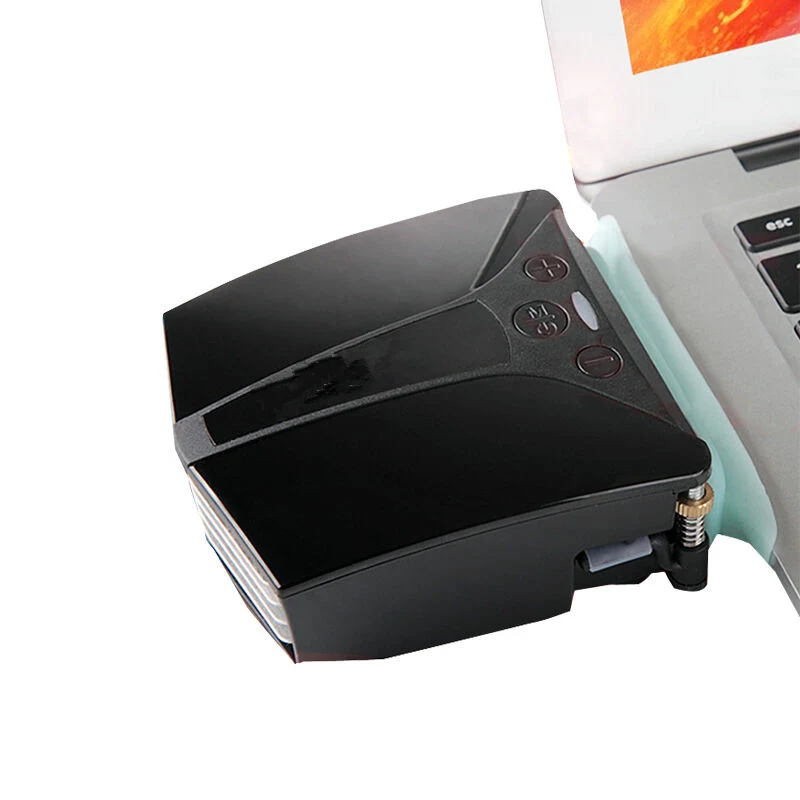 

Smart Thermostat USB Side Exhaust Laptop Cooler High Speed Adjustable Fast Cooling Air Extracting Radiator for All Notebook